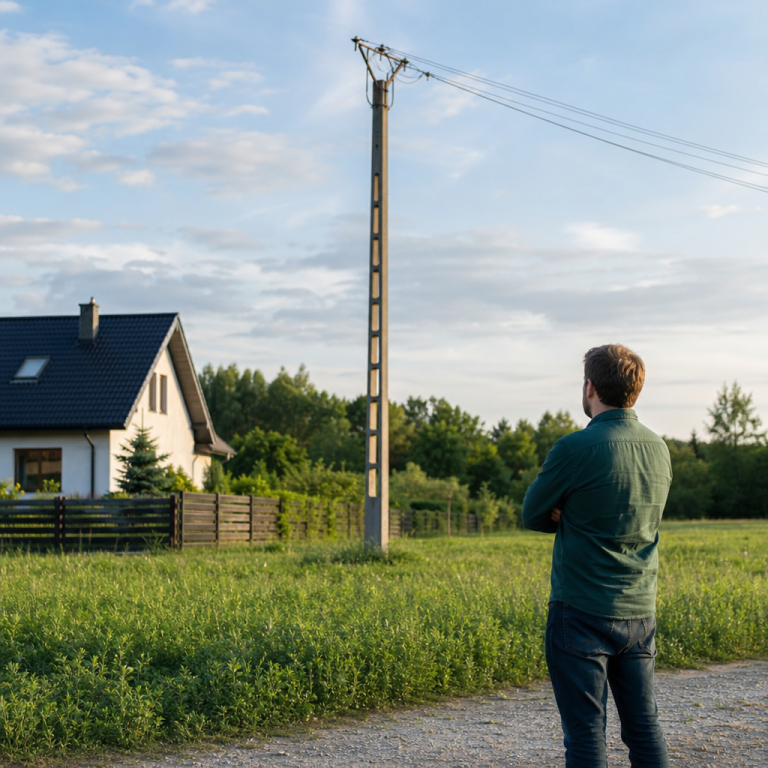 Odszkodowanie za słup energetyczny na działce