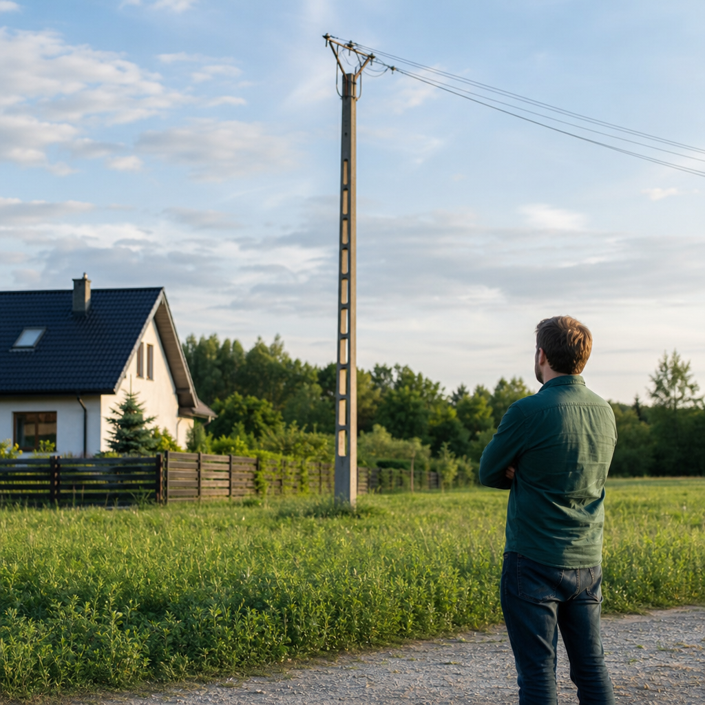 Odszkodowanie za słup energetyczny na działce